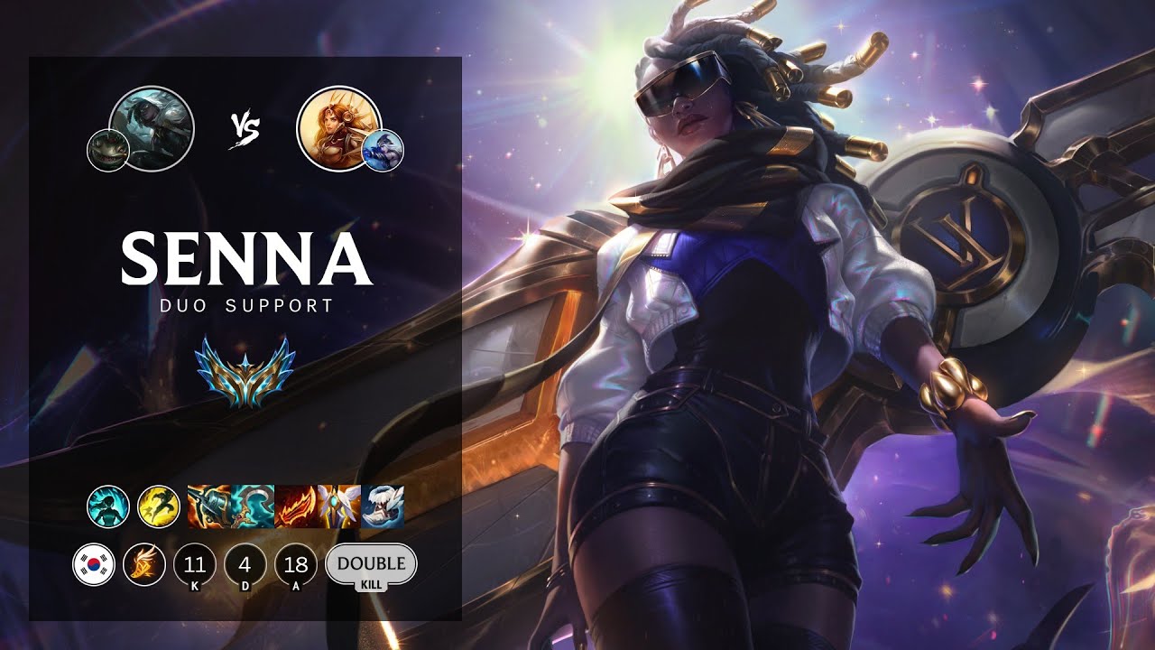 Senna Support vs Leona - KR Challenger Patch 12.10
