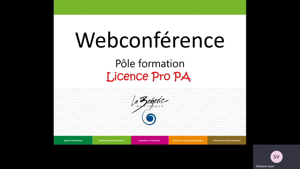 Présentation de la licence Pro Productions Animales