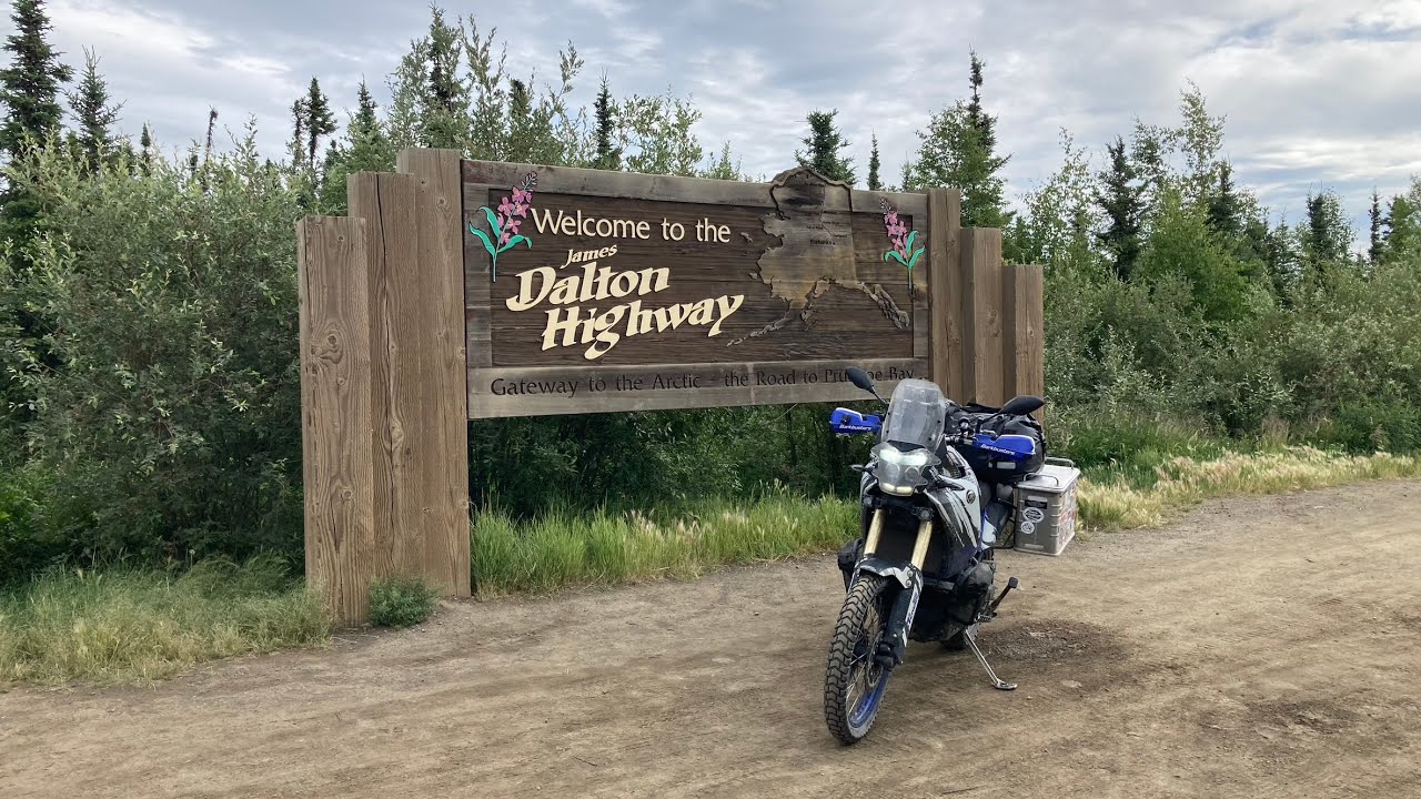 Dalton Highway to Prudhoe Bay Alaska. Solo Motorcycle Adventure