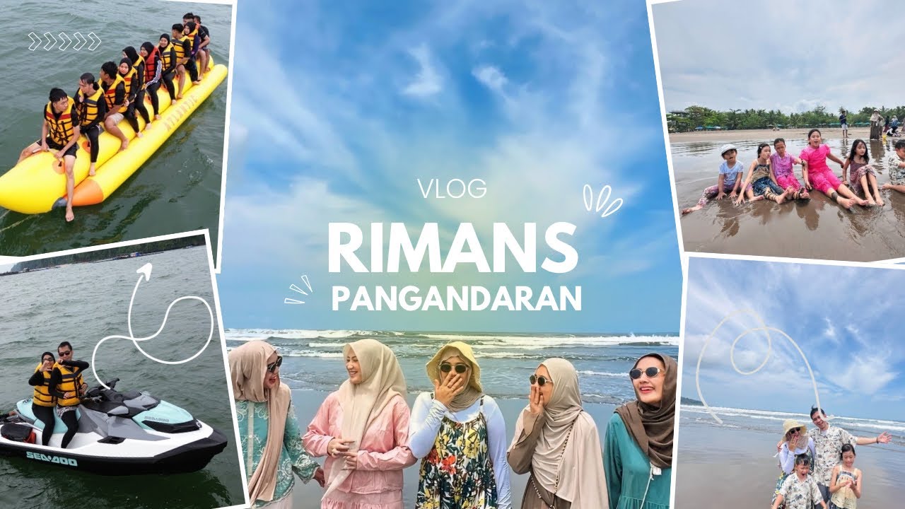 COBA JETSKI DAN BANANA BOAT DI OBJEK WISATA PANGANDARAN | TRAVEL VLOG | PANGANDARAN 2025