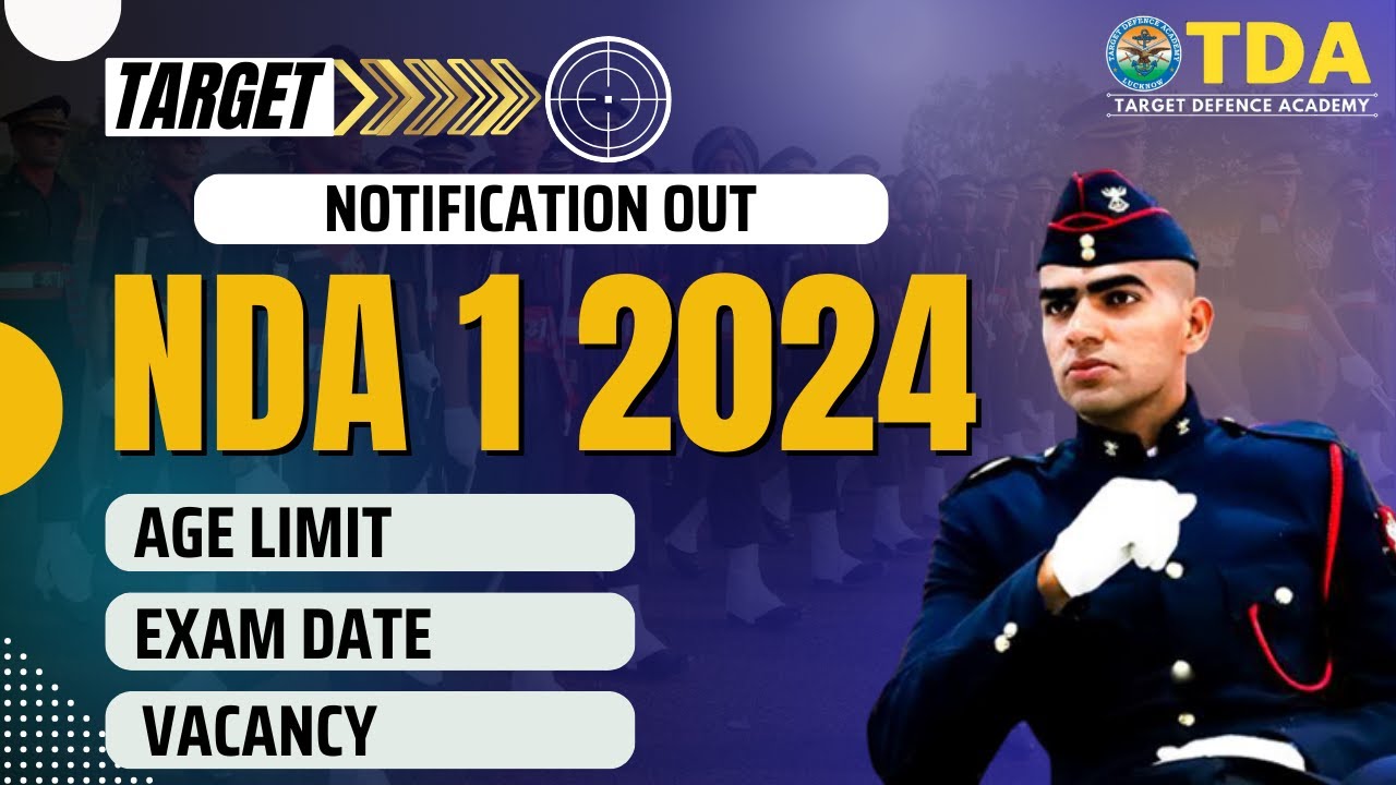 NDA 2024 Notification in Detail | Age Limit | Exam date | Eligibility for NDA 1 2024 | Form Fill up