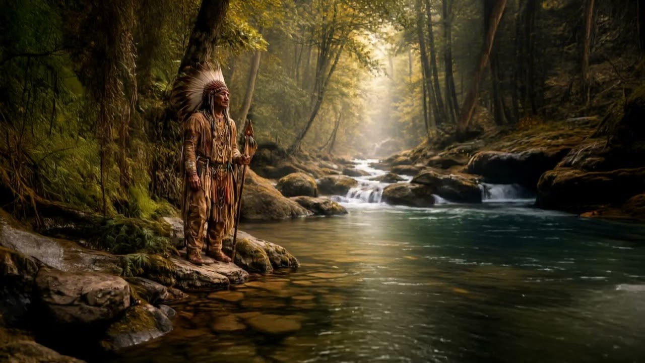 Ancient Native American Forest ASMR | Deep Relaxation & Spiritual Calm | Cleans All Negative Energy