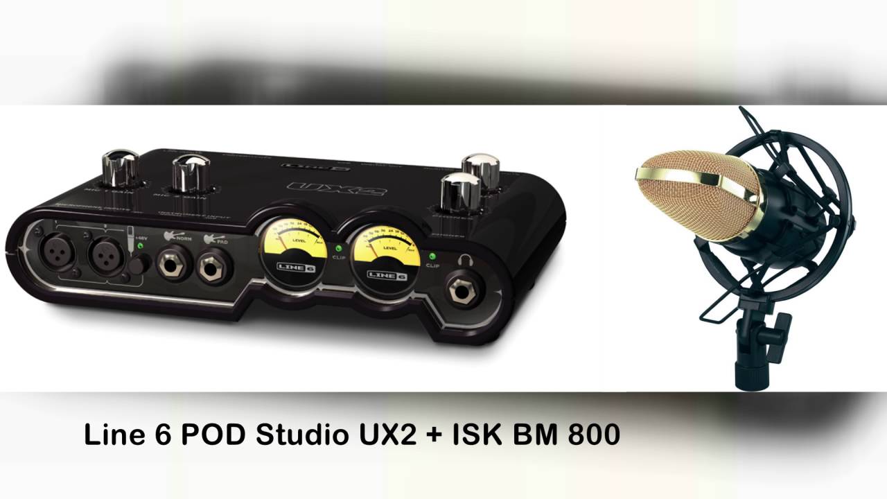 TEST - Line 6 POD STUDIO UX2 vs Focusrite Scarlett 2i2