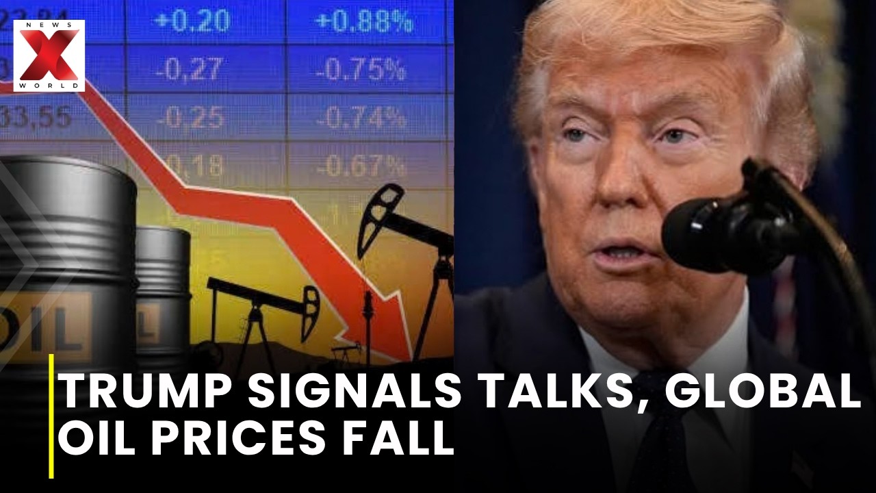 Oil Prices Fall As Trump&rsquo;s Iran Comments Ease Supply Fears | NewsX World