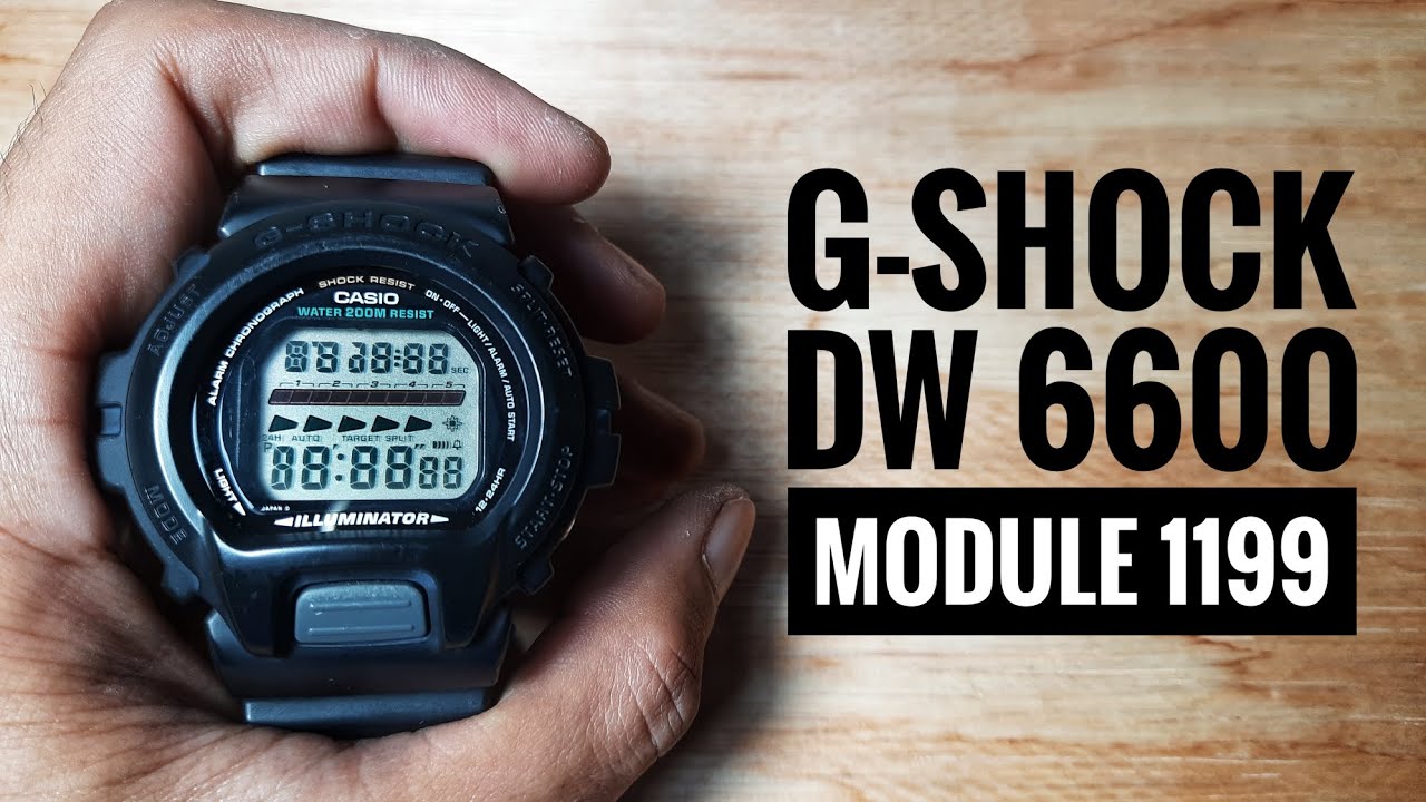 Cara setting G-SHOCK DW6600