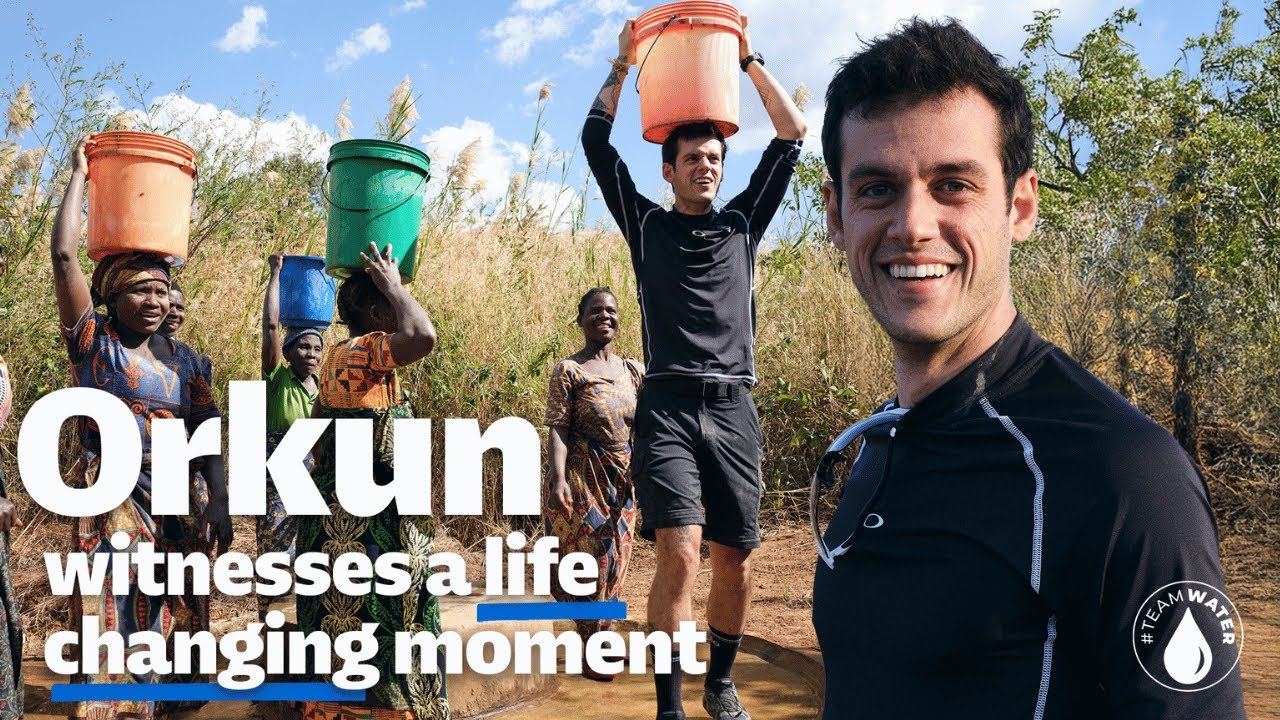 Global YouTuber @orkunisitmak witnesses the power of clean water in Zambia | #teamwater
