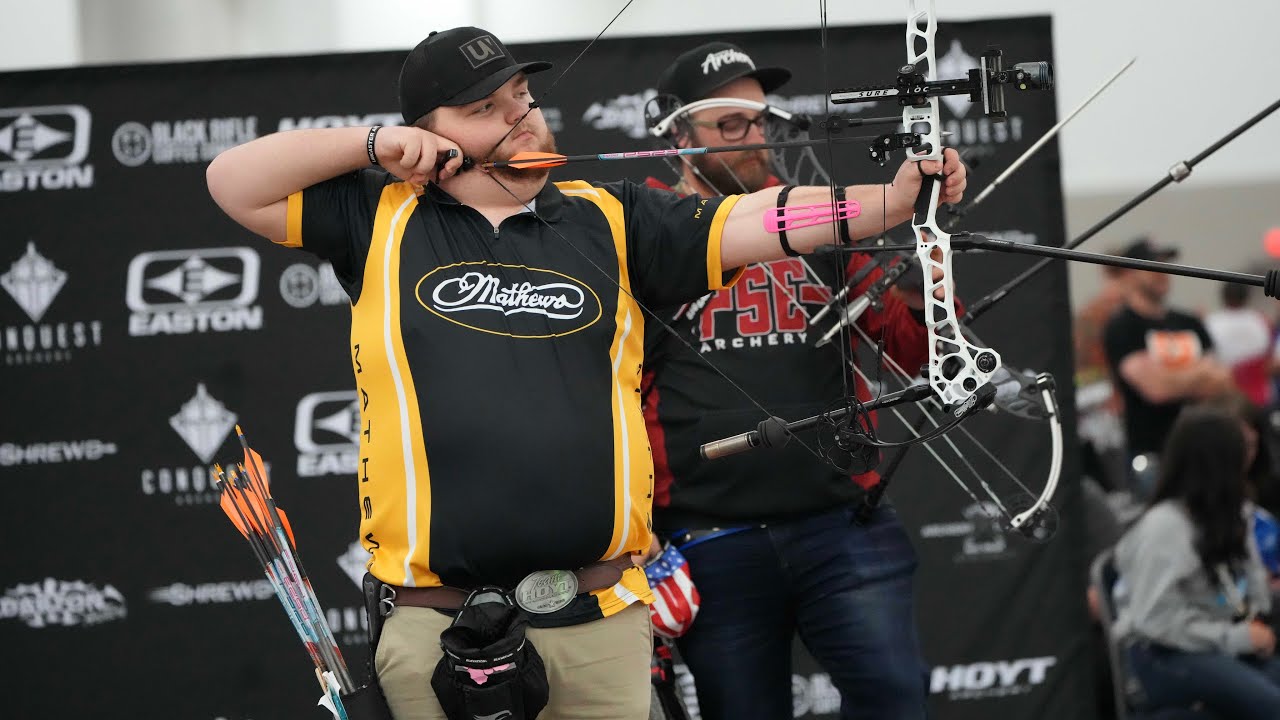2023 Indoor Nationals Final, Men's Compound: Isaac Sullivan vs. Kris Schaff
