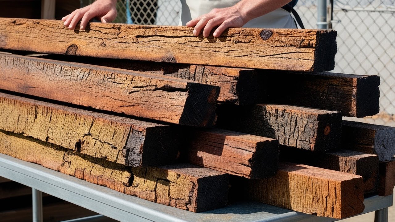 Building A Set Of Furniture By Utilizing Leftover Wood Efficiently, A Magical Wood Processing Idea