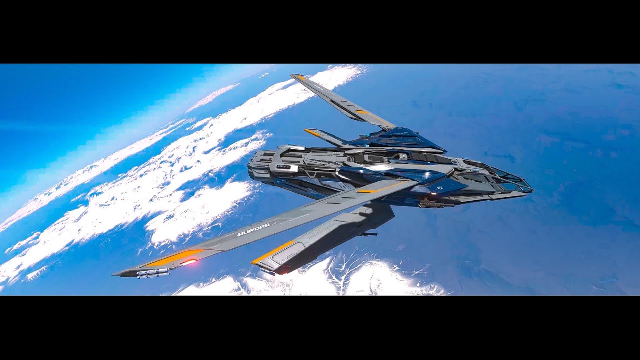 RSI Aurora Mk II Atmospheric Flight Test | Star Citizen 4K HDR