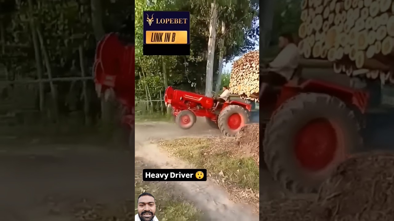 Mahindra Tractor overload tractor trolley #Mahindra #tractor