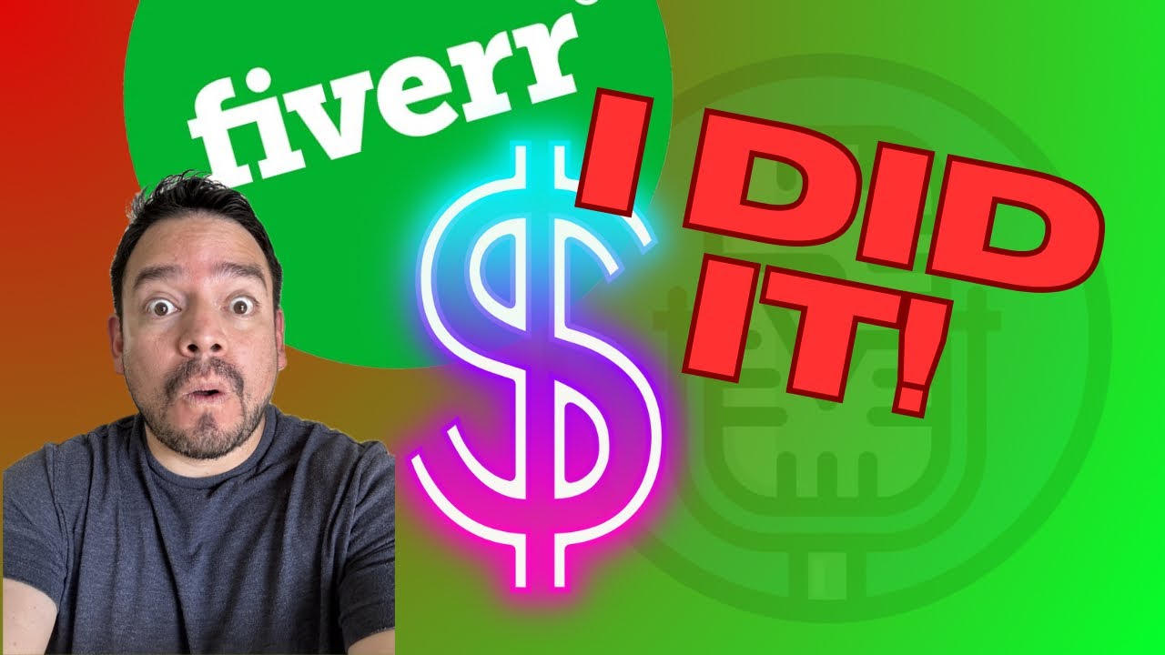 I’m officially a PAID Voice Actor!  My first Fiverr gig (and how I got it).