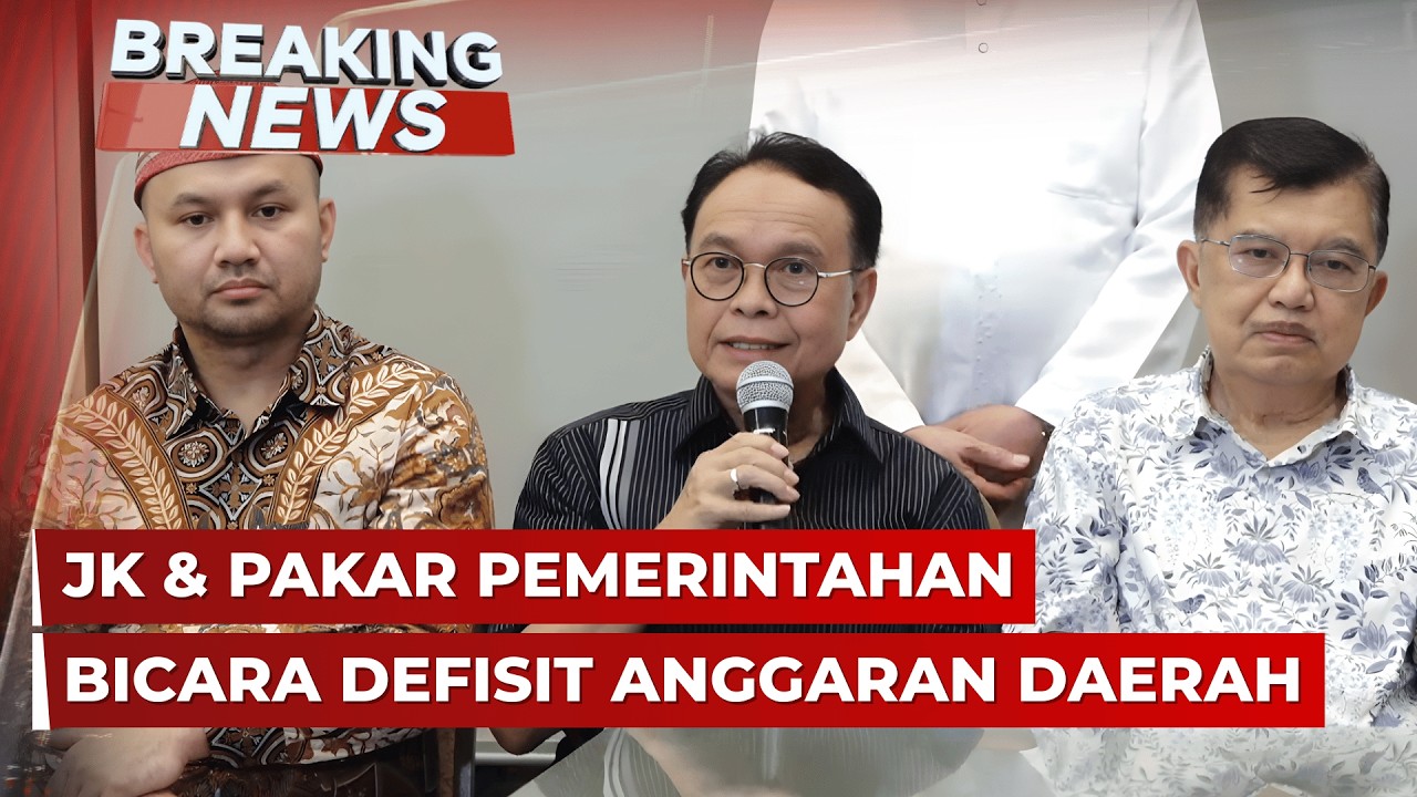 BREAKING NEWS - Jusuf Kalla dan Sejumlah Pakar Pemerintahan Bahas Defisit Anggaran di Daerah