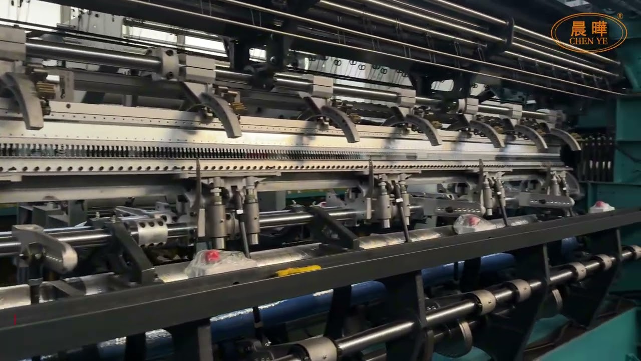 Introducing Advanced Vegetable Bag Machine! 🌱At Changzhou Chenye Warp Knitting Machinery Co., Ltd.,