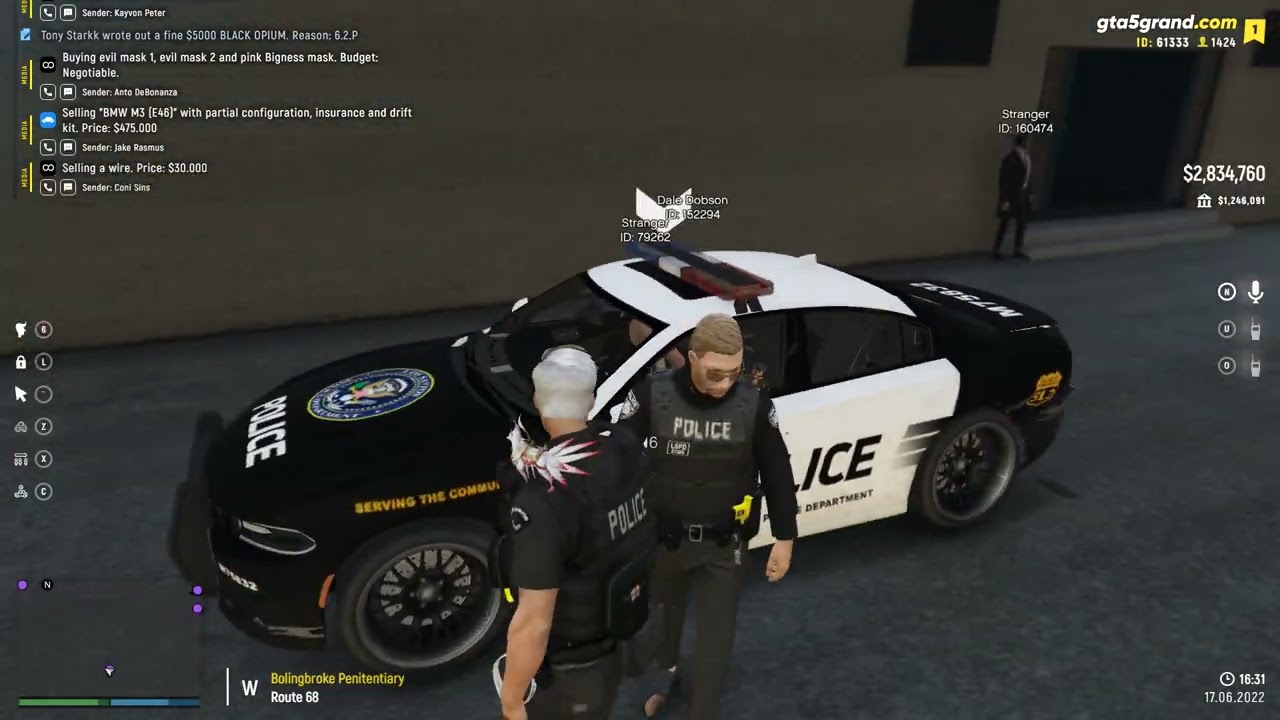 grand rp lspd arrest