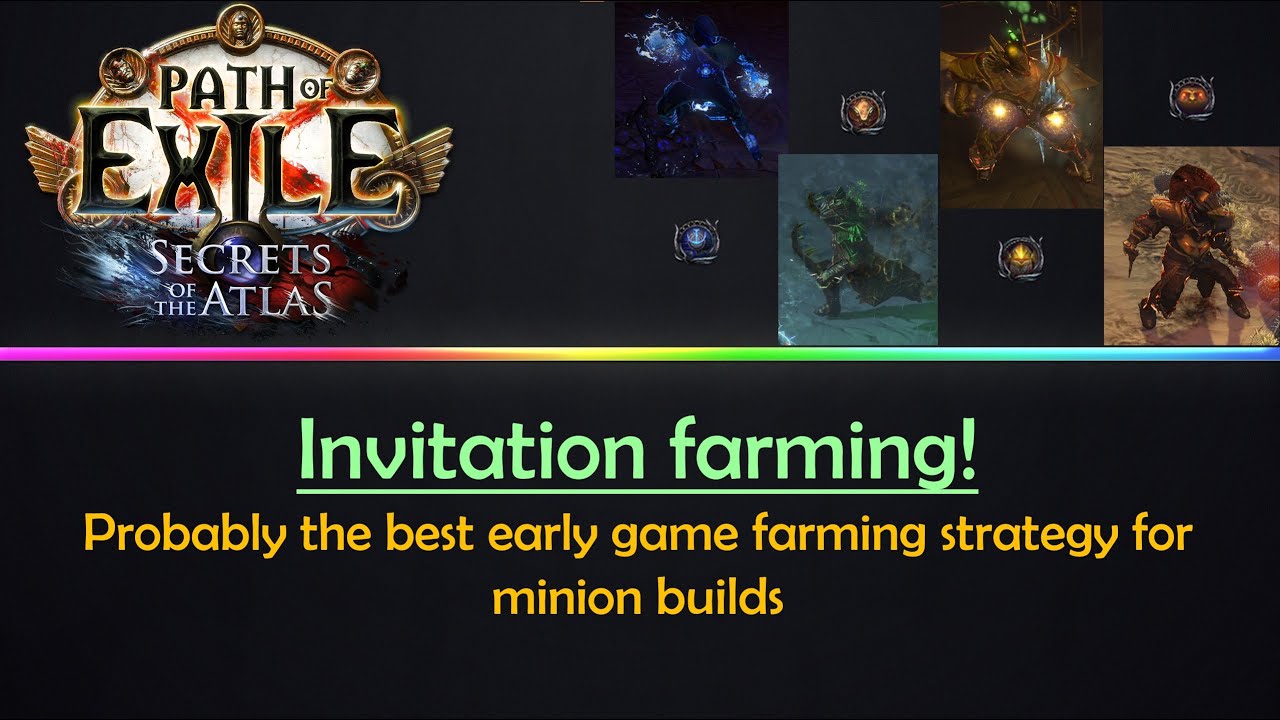 POE 3.26 - Invitation farming for fast and good early game farming!