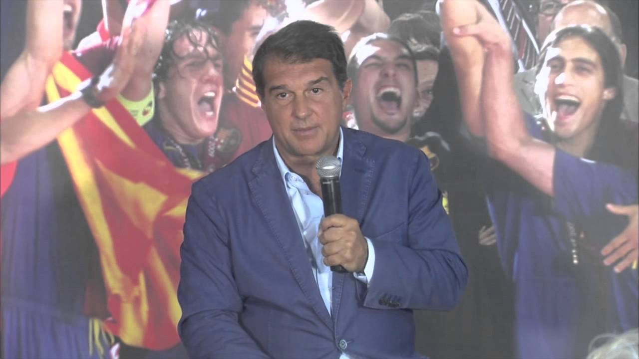Presentacio candidatura Joan Laporta 2015 amb  Abidal