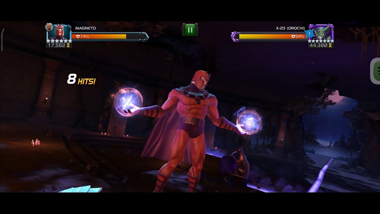 MCOC Magneto vs 9.1.6 Boss Orochi