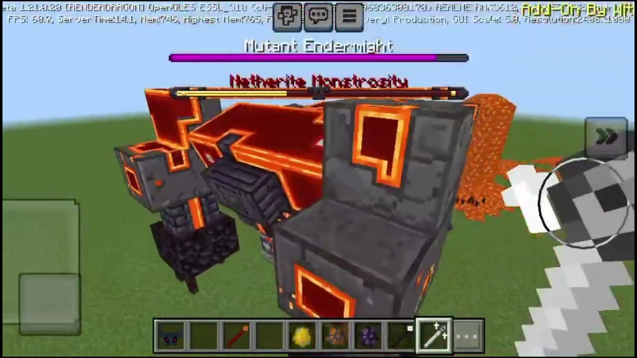Mutant endermight vs ender guardian,netherite monstrosity,ignis