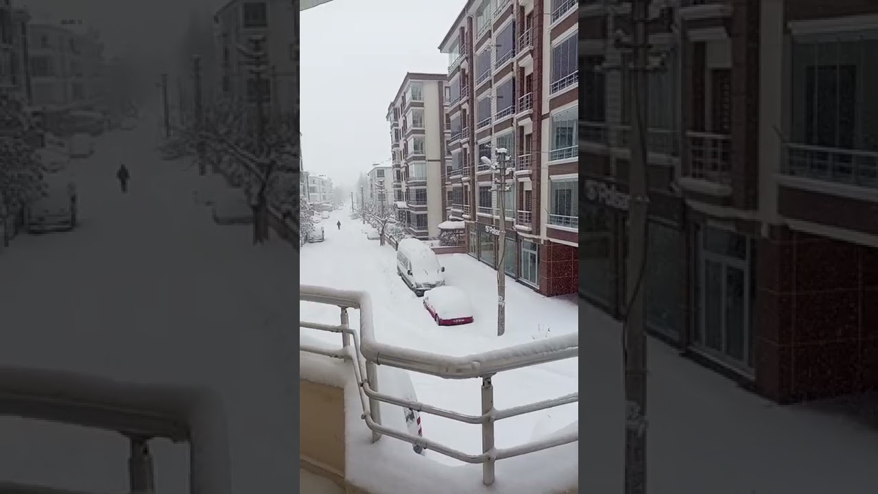 Snowing in Turkey 2022 ❄️🥶