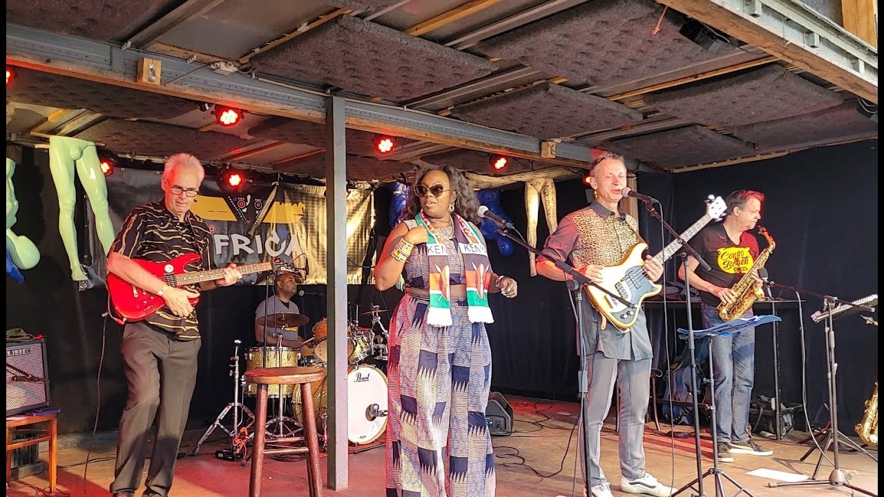 Wendy Kimani & the Congo Beach Club Band during the 2nd Africa Festival Utrecht on August 26, 2023