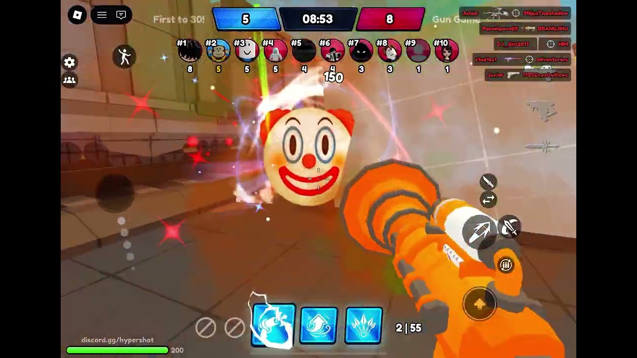Playing hypershot the second time