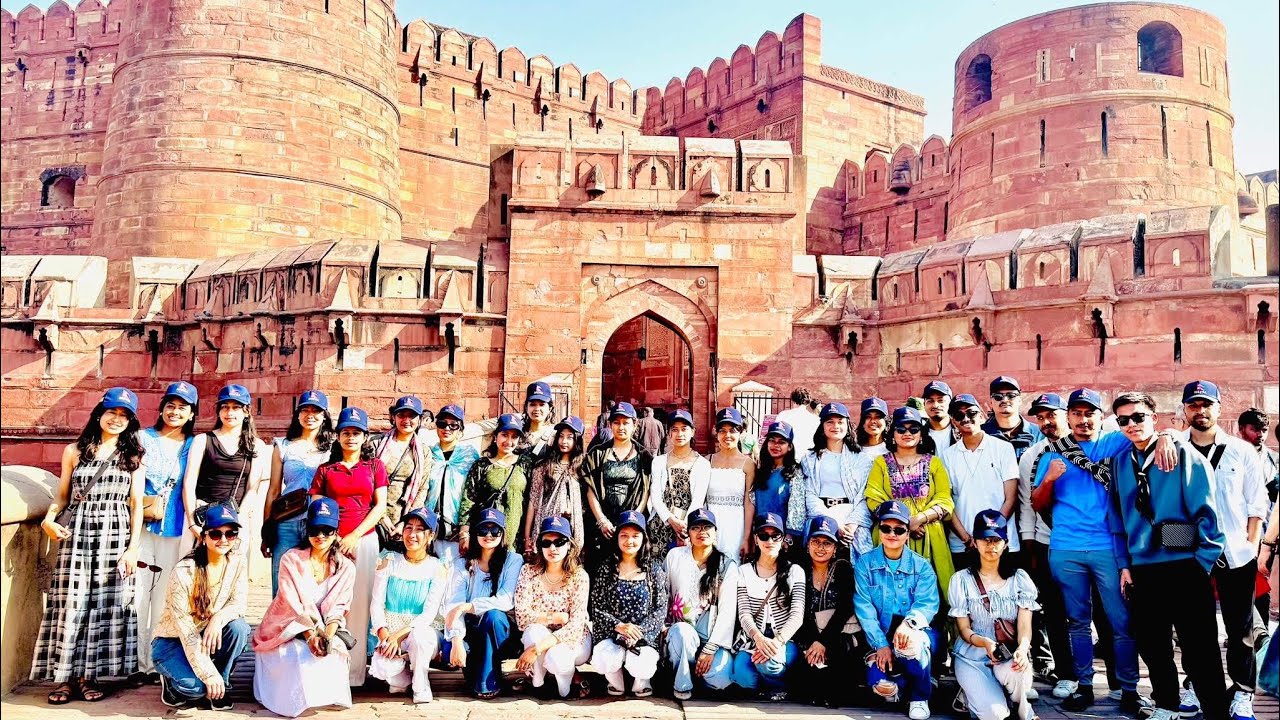 India Tour || Part-3 || Day-4,5 || Agra and Jaipur || Sainik-BBA 10th batch ||