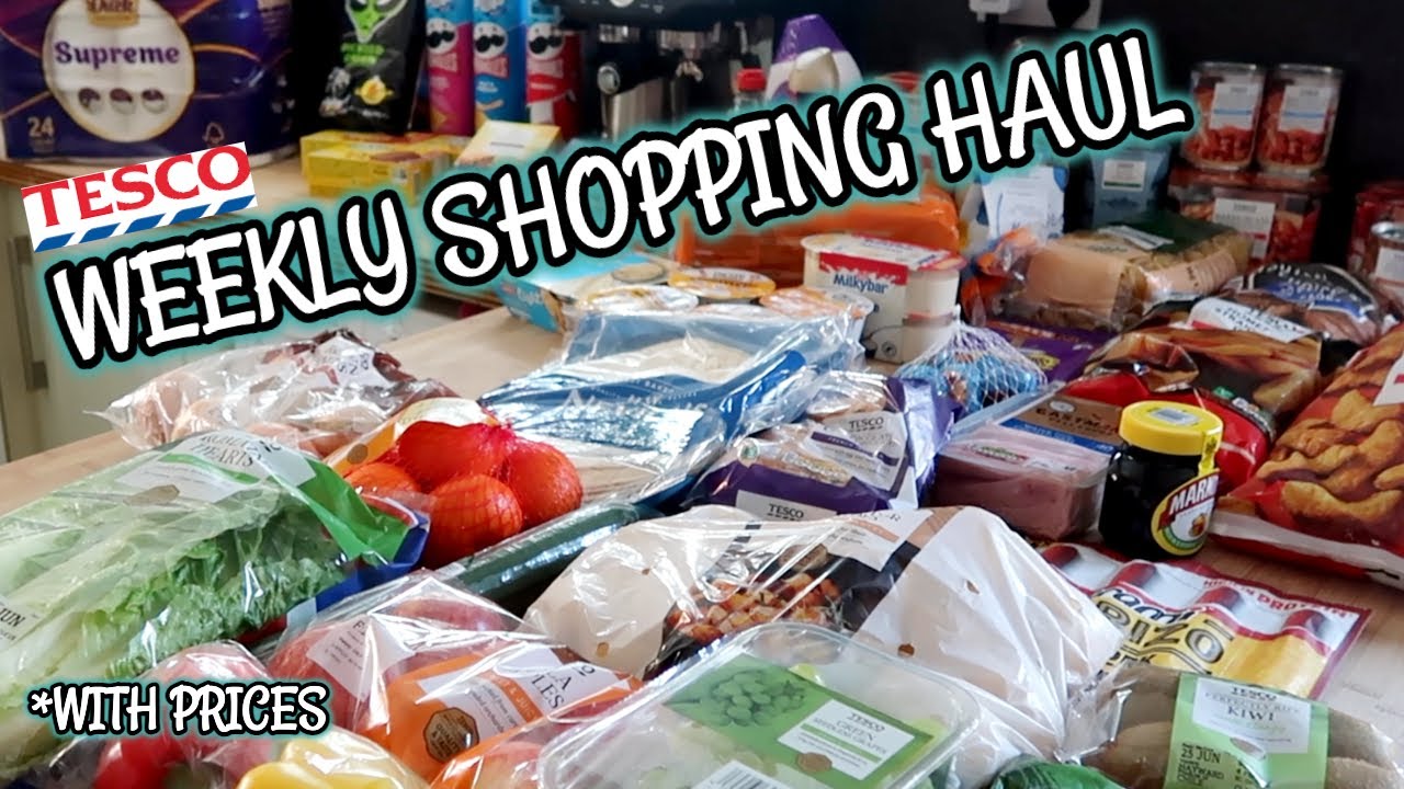 TESCO GROCERY HAUL ~ Feeding a Family of 5