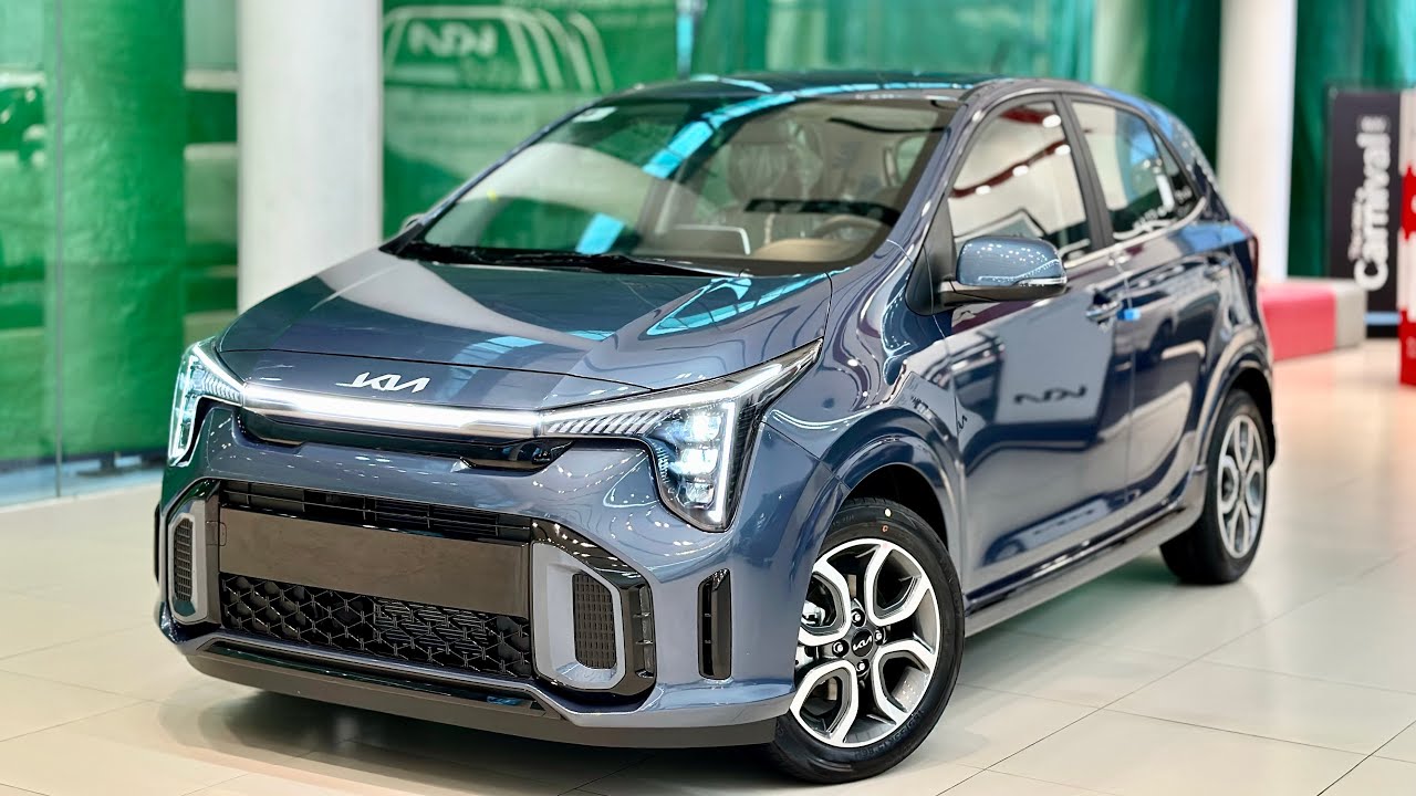New KIA Picanto GT-Line ( 2024 ) - 1.0L Small Car | Smoke Blue Color