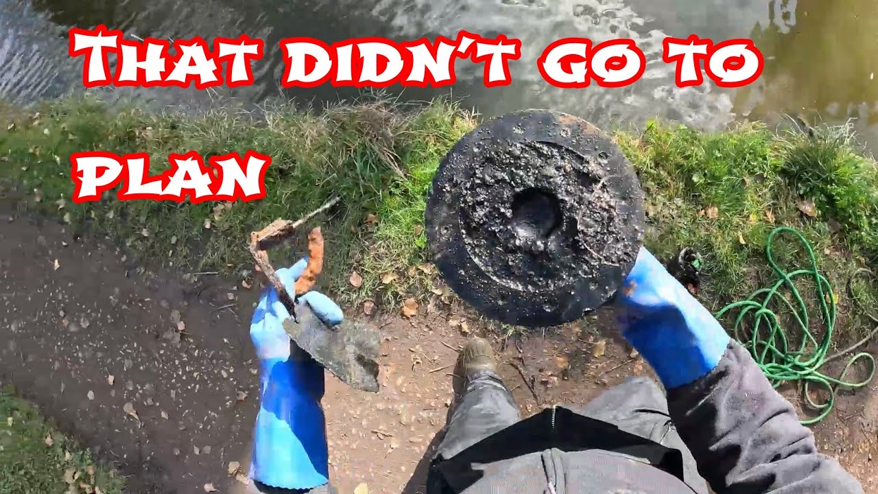 OH NO..THAT NEVER WENT TO PLAN! Magnet Fishing #253