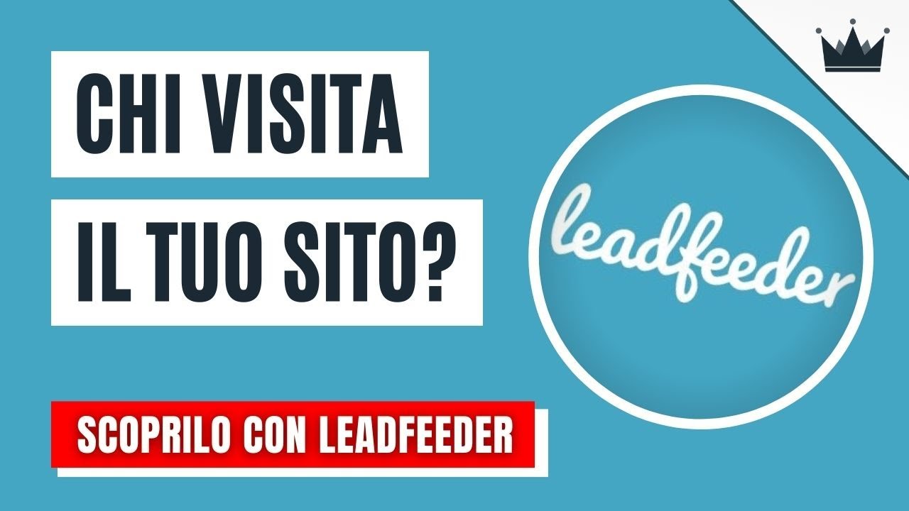 VISITE al SITO WEB? con LEADFEEDER scopri 😱 i tuoi POTENZIALI CLIENTI!