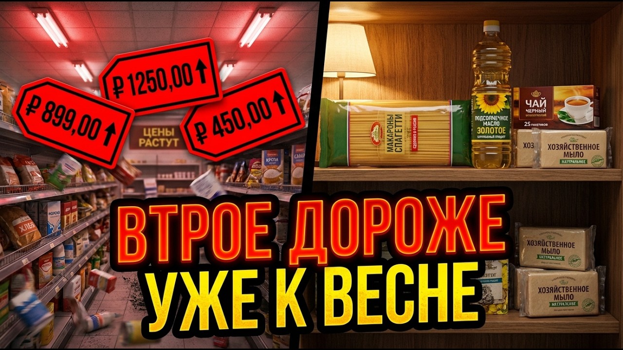 🚨 25 товаров, которые подорожают втрое до весны  - купи СЕЙЧАС, пока дёшево