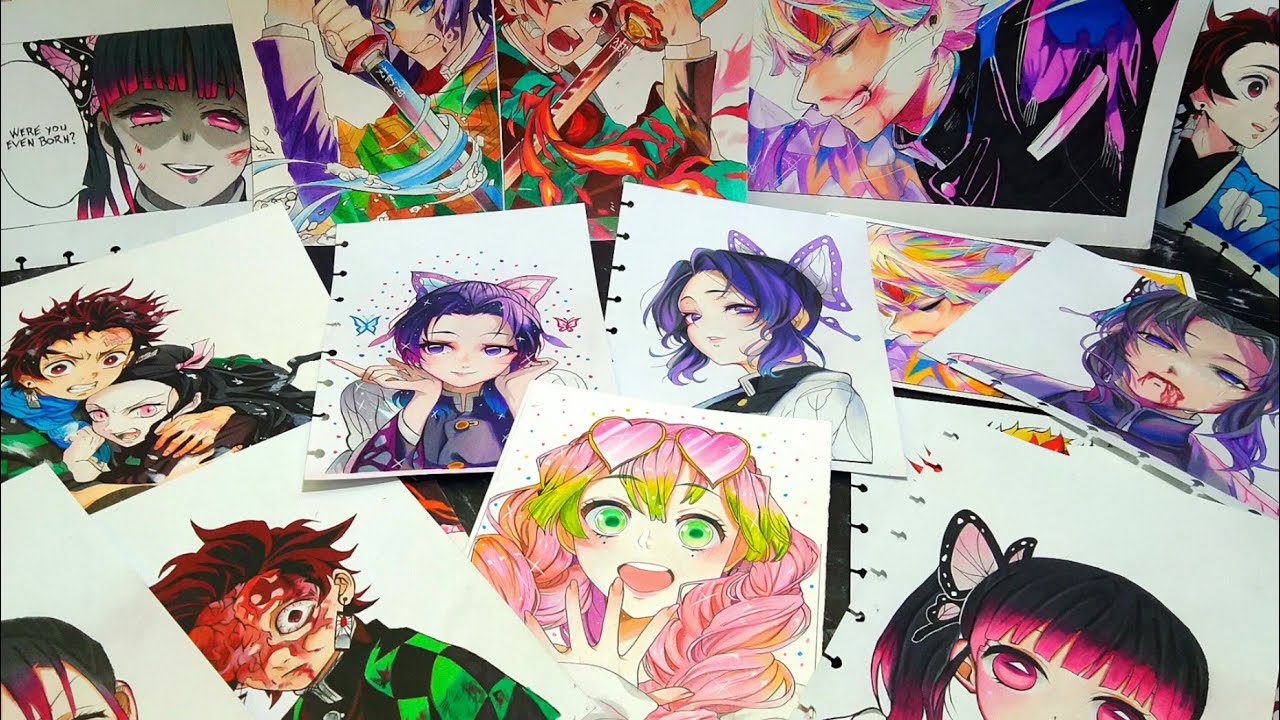 All of My Demon Slayer Drawing (So Far)