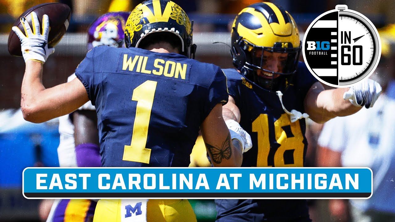 East Carolina at Michigan | Sept. 2, 2023 | B1G Football in 60