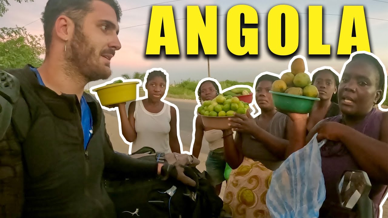 Je CONTINUE mon TOUR DU MONDE à MOTO par l'ANGOLA en Afrique !!