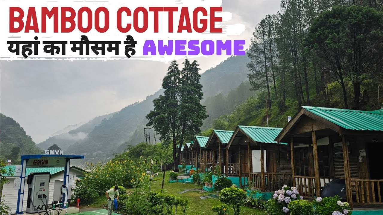 Ultimate Bamboo Cottage Stay || हिमालय में नदी किनारे एक अनोखा अनुभव || GMVN. Syalsour ||