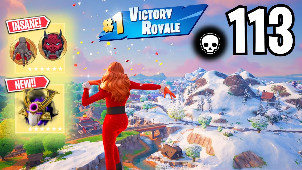 113 Elimination *MARIAH CAREY* Solo vs Squads WINS Gameplay (NEW FORTNITE CHAPTER 6 SEASON 1)!
