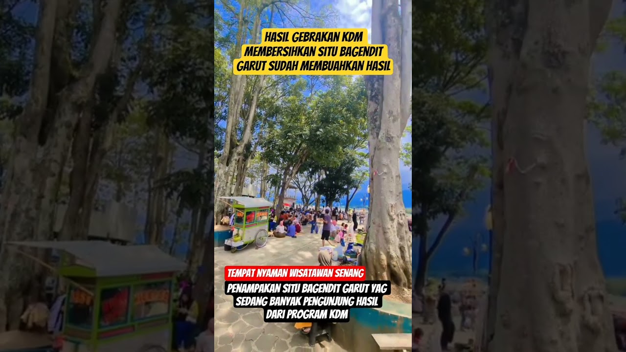 hasil gebrakan kdm situ bagendit kembali ramai#gubernurjawabarat#kangdedymulyadi#kdm