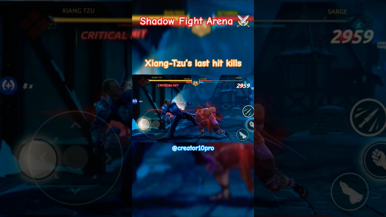 Xiang-Tzu&rsquo;s last hit kills #shadowfightarena #shadowfight4 #xiangtzu