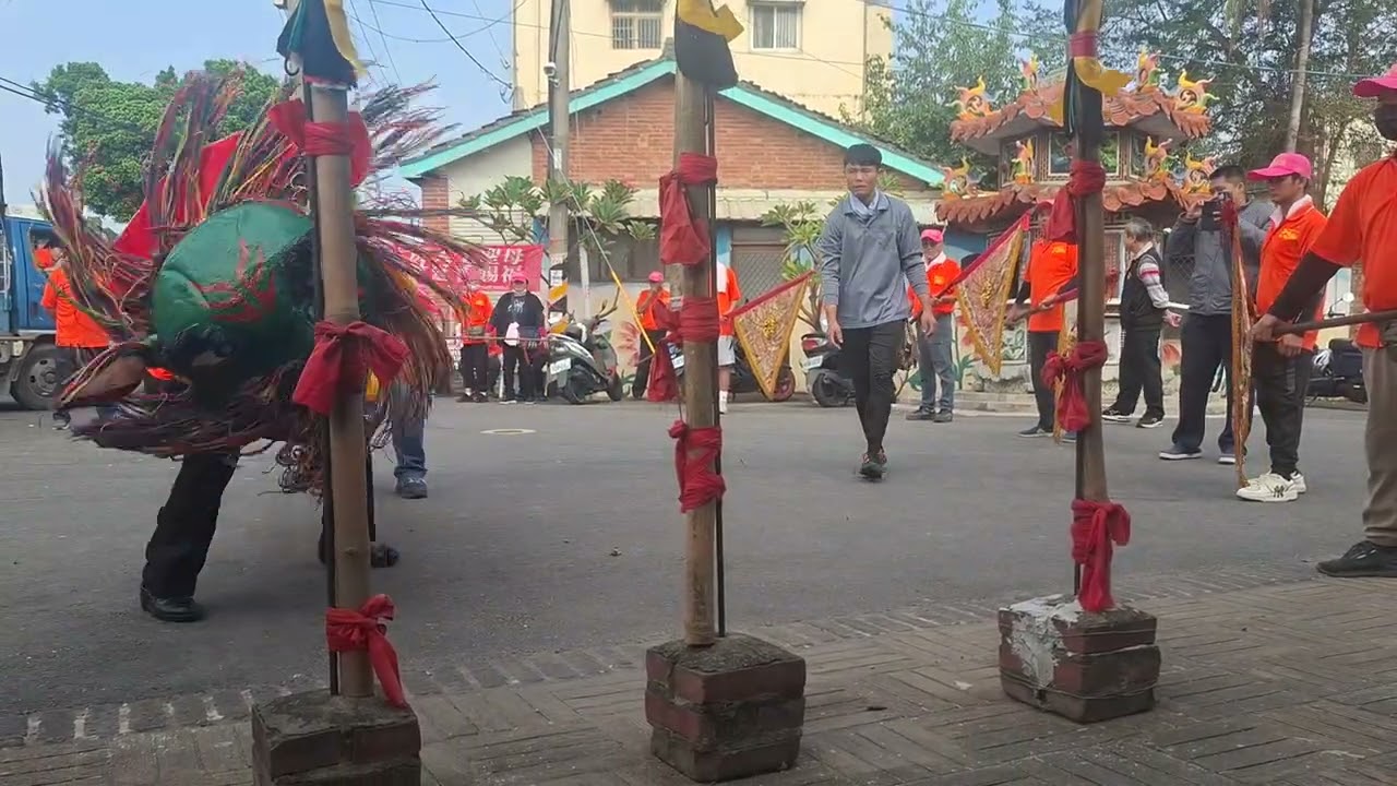 ⛩️2025／12／13禮拜六下午中林勤習堂以及松樹二王公一同前往前庄土地公接駕六房媽入中林永壽宮駐駕2小時⛩️