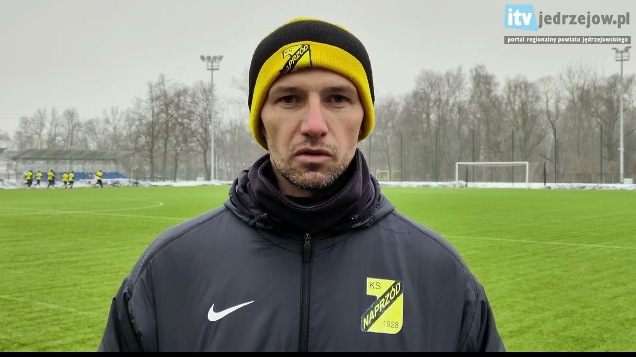 Trener Marcin Pluta po sparingu z Orłem Ryczów vs Naprzód Jędrzejów