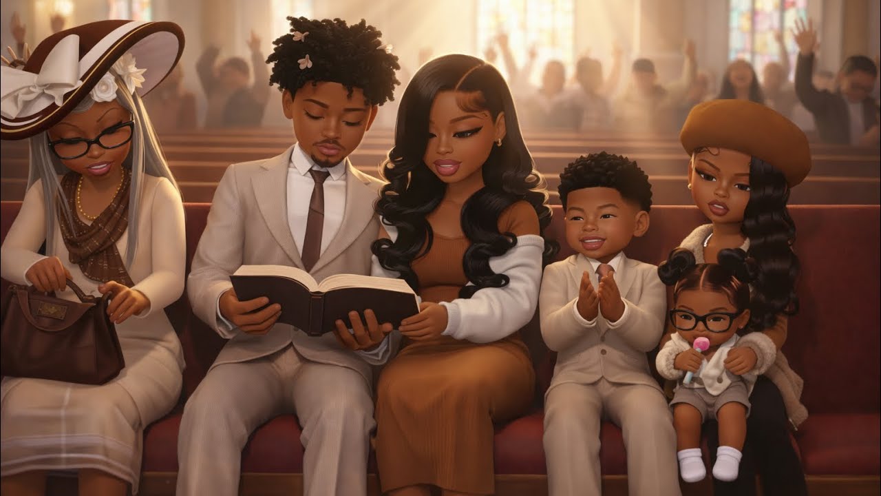 OUR SUNDAY Church Day Routine!! *PASTOR Has A CRUSH ON GRANDMA?!?* Berry Avenue Family Roleplay!