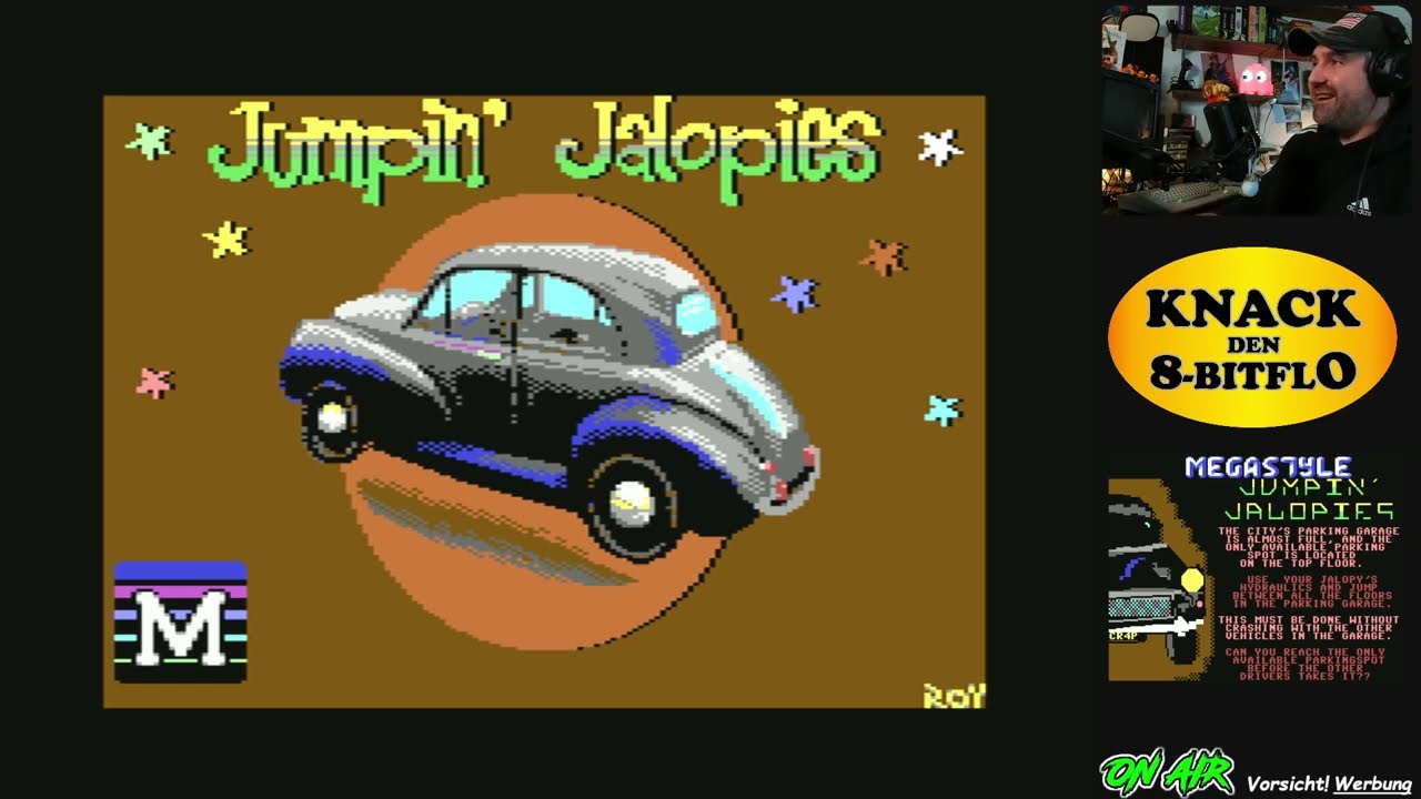 Knack den 8-BitFlo in Jumpin' Jalopies | C64