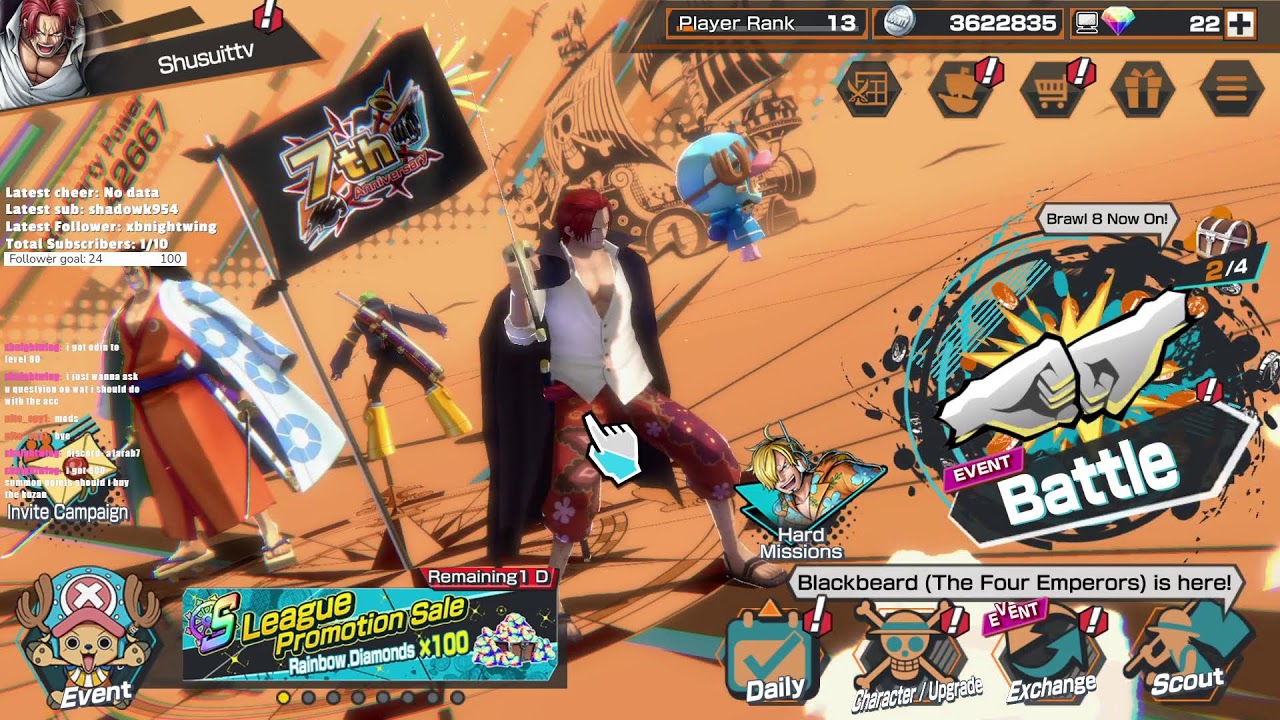 Grinding brand new account in opbr