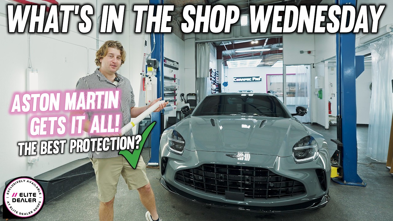 What's in the Shop Wednesday | Aston Martin GETS IT ALL! | Ceramic Pro Sarasota