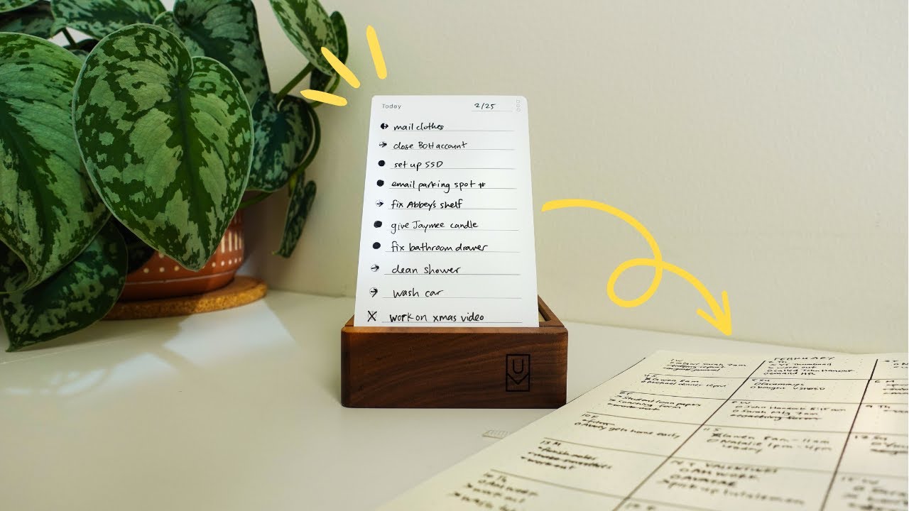 How I avoid toxic productivity with an analog to do method
