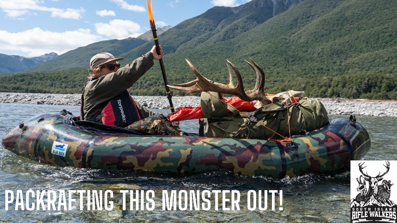 We Fly Camped Hunted an ENTIRE Mountain Range before Packrafting to our Vehicle | Red Stag Hunting