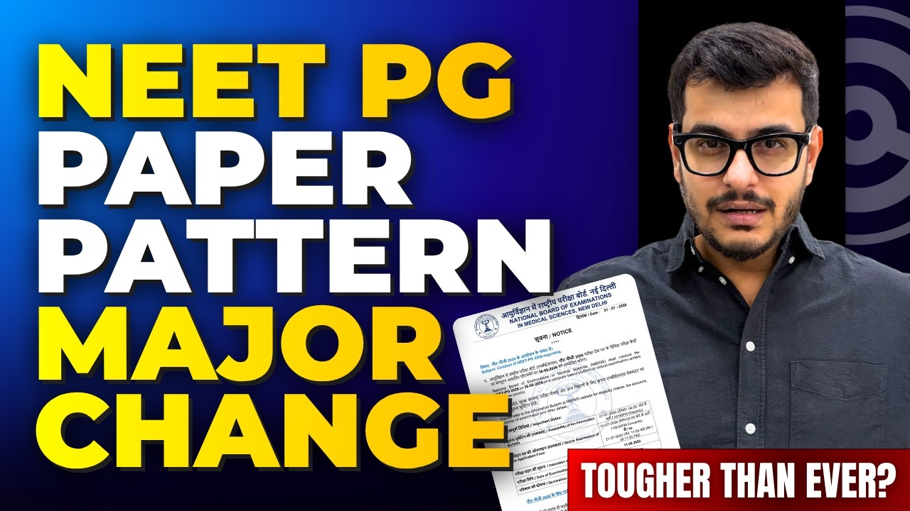 Big Changes in NEET PG 2026! What Every Aspirant Must Know | Paper Pattern Changed?