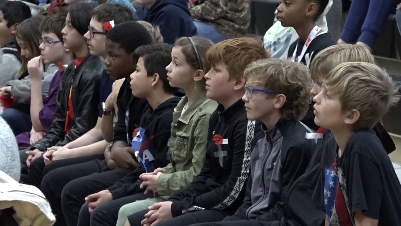 Hamlin Middle School Veterans Day Assembly