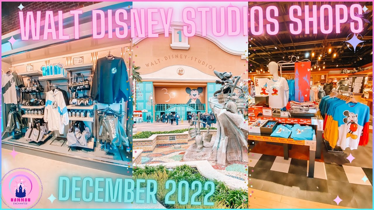 Disneyland Paris Walt Disney Studios Gift Shop Tour Avengers Marvel Christmas DLP30 Loungefly Ears