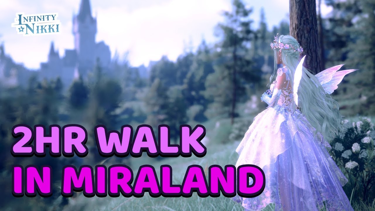 Miraland Cozy Walk Tour // Relaxing 2hr Journey in Ultra High Quality💜🔮 Infinity Nikki